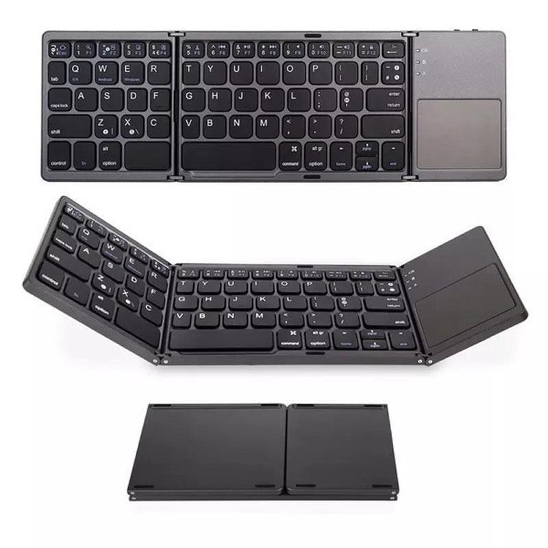 Foldable Rugged Keyboard for Mobile Productivity