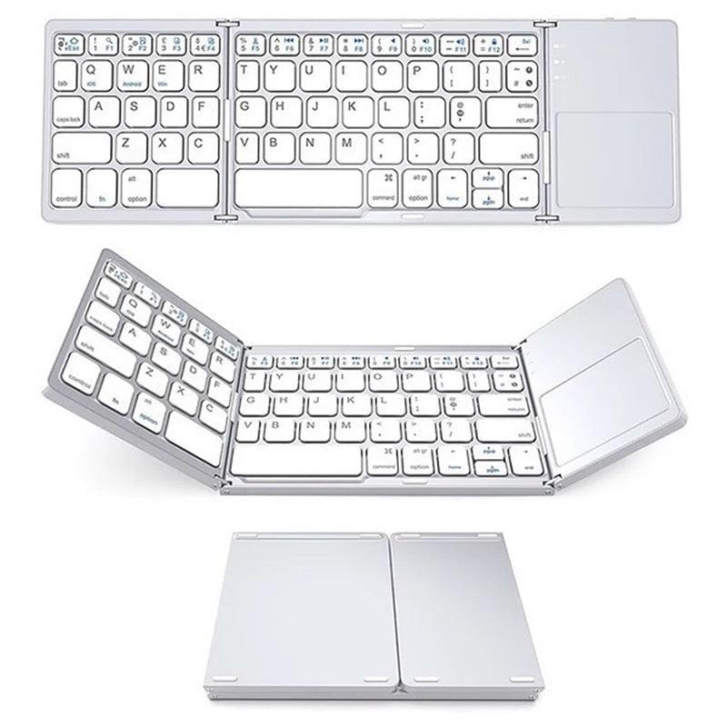 Foldable Rugged Keyboard for Mobile Productivity
