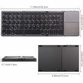 Foldable Rugged Keyboard for Mobile Productivity