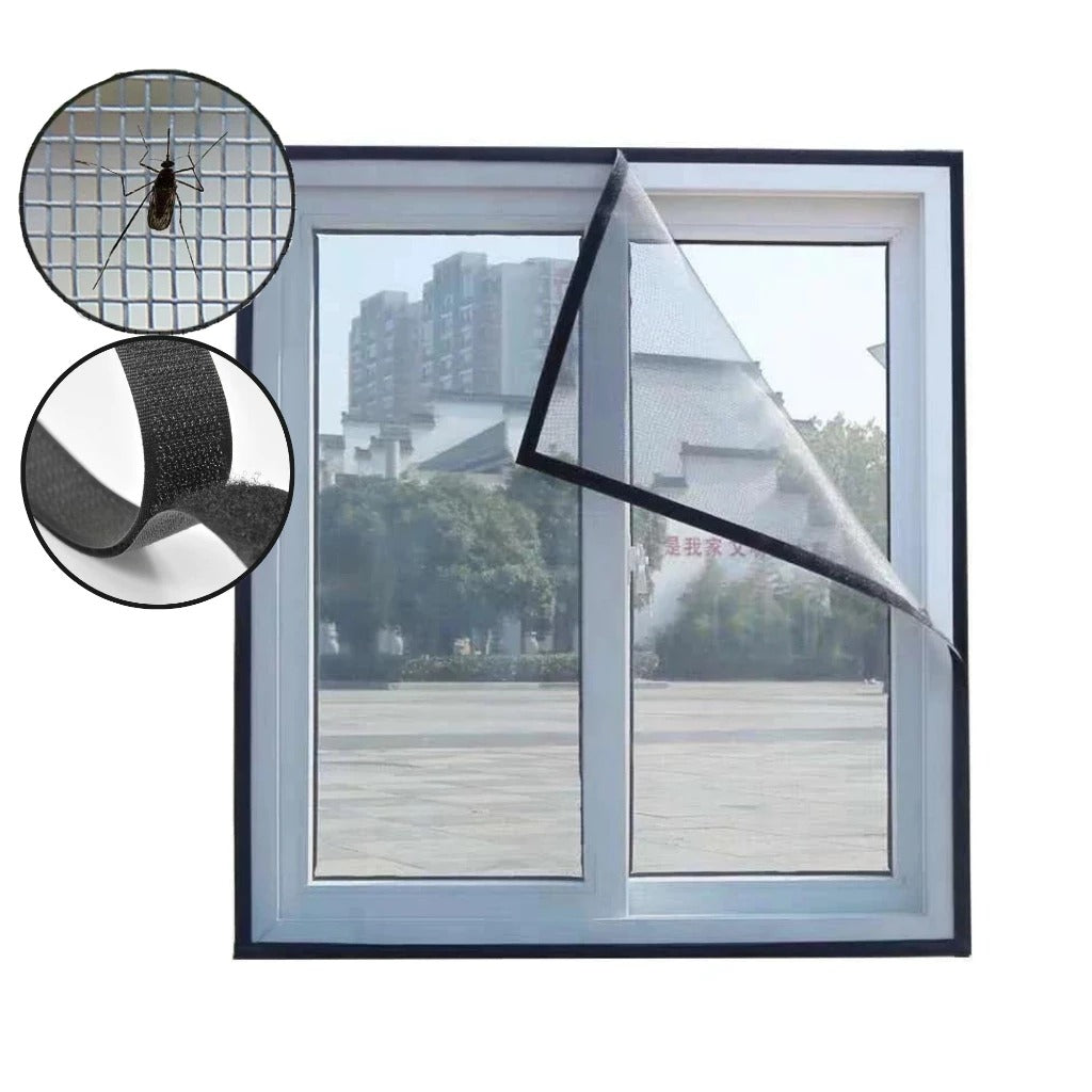 Removable Velcro Window Insect Screen - InsectGuard