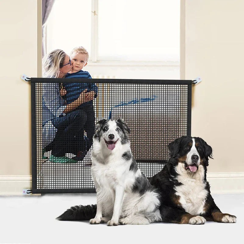 Retractable Safety Gate for Children and Pets - SafeGuard