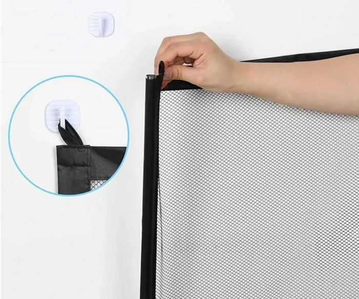 Retractable Safety Gate for Children and Pets - SafeGuard