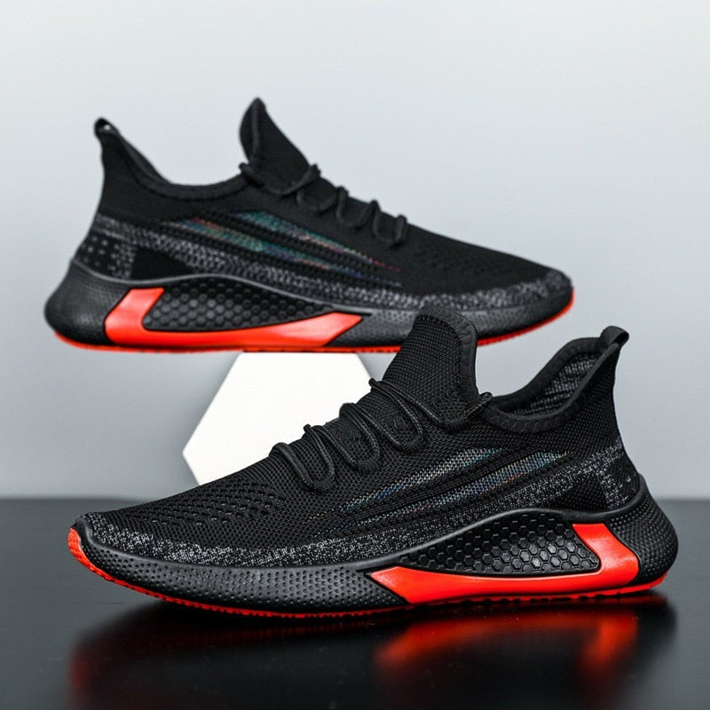 Men's Breathable Cushioned Casual Trainers - AirFlex