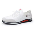 Men's Casual Leather Trainers - UrbanChic