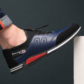 Men's Casual Leather Trainers - UrbanChic
