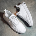 Men's Casual Leather Trainers - UrbanFlex