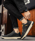 Men's Casual Non-Slip Leather Trainers - UrbanGrip