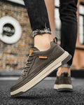 Men's Casual Non-Slip Leather Trainers - UrbanGrip