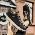 Men's Casual Non-Slip Leather Trainers - UrbanGrip