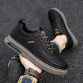Men's Casual Non-Slip Leather Trainers - UrbanGrip