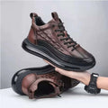 Men's Elegance 3D Leather Trainers