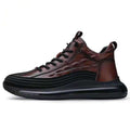 Men's Elegance 3D Leather Trainers