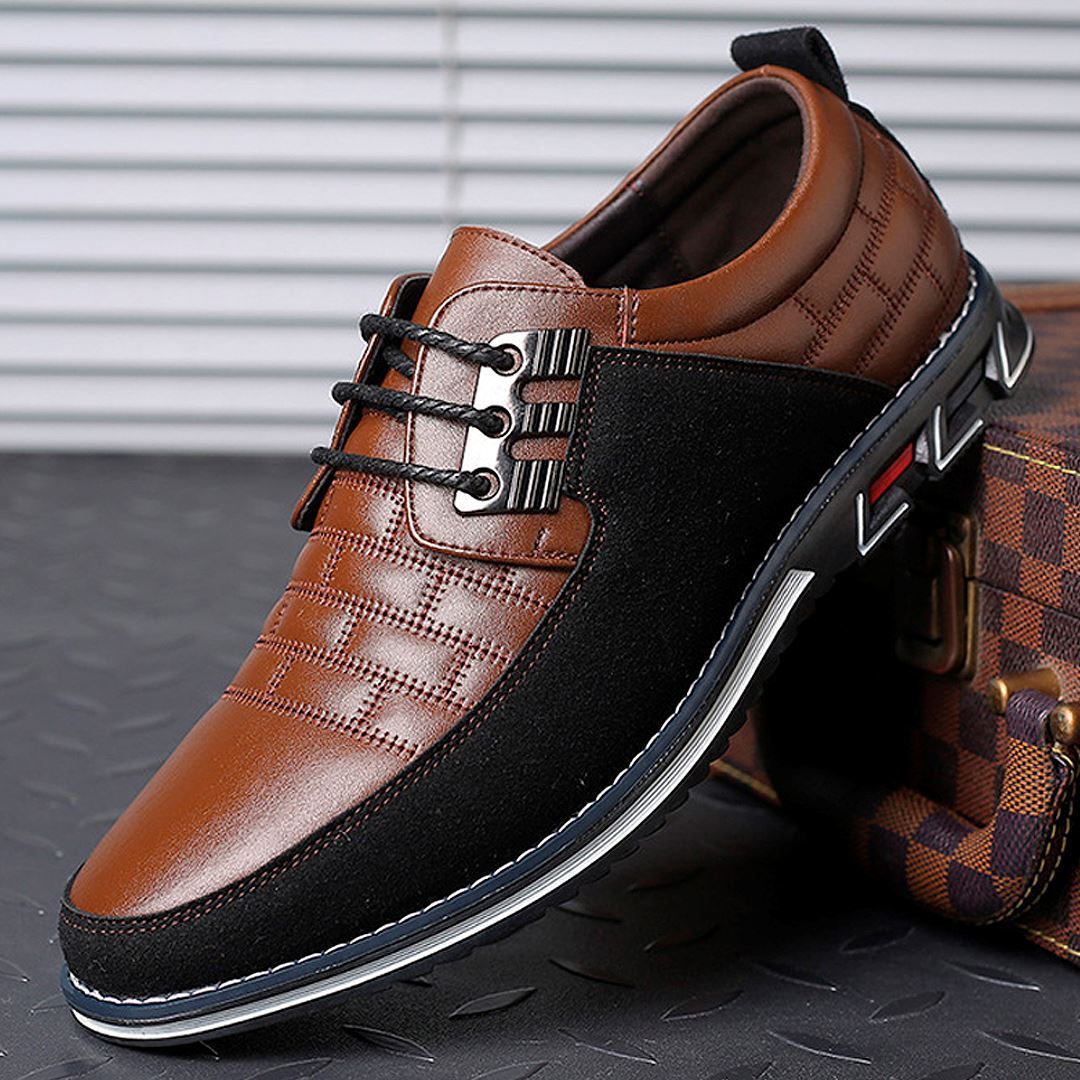 Men's Leather Trainers