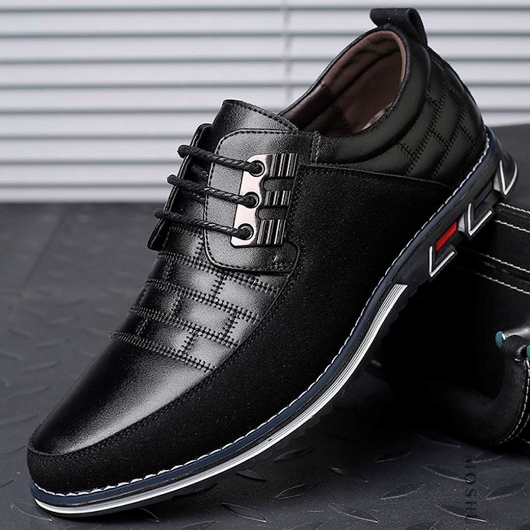 Men's Leather Trainers
