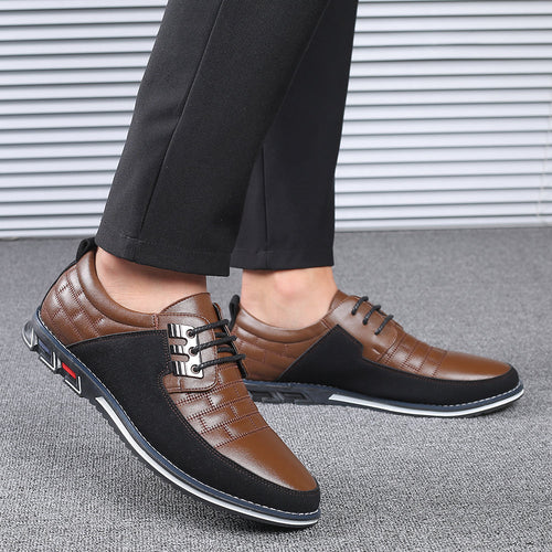 Men's Leather Trainers