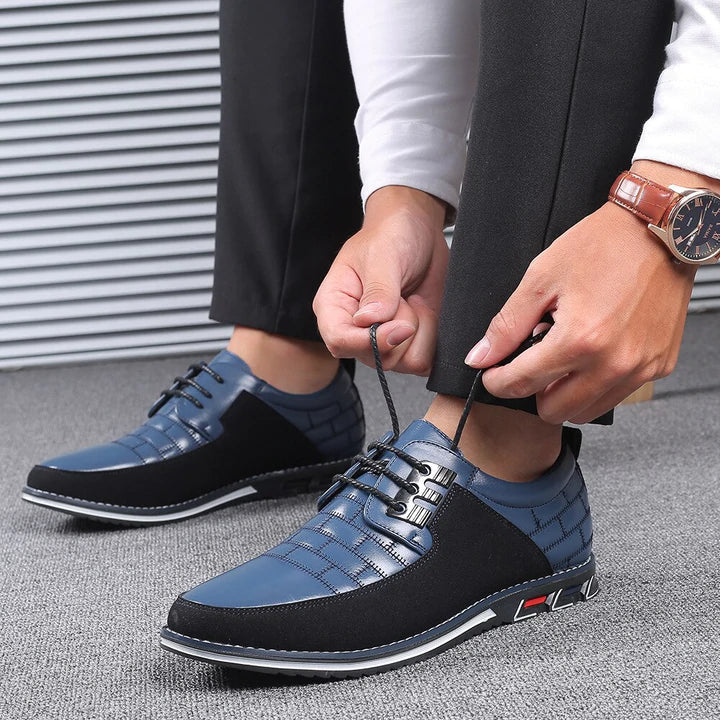 Men's Leather Trainers