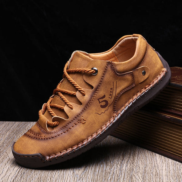 Men's Leather Moccasin Trainers - EliteMoc