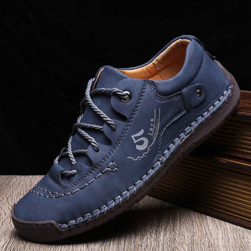 Men's Leather Moccasin Trainers - EliteMoc