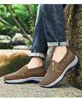Non-Slip Orthopaedic Moccasin Trainers - ConfortoPlus