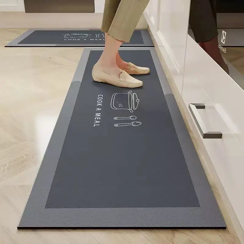 Thick Long Non-Slip Absorbent Kitchen Mat