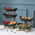 Tiered Bamboo Fruit Basket