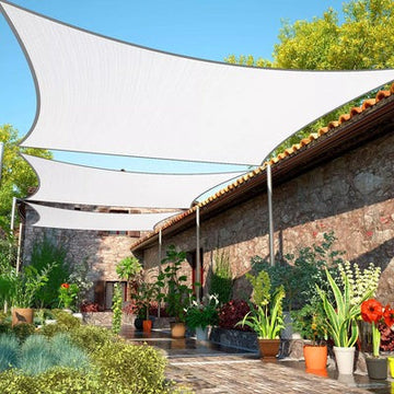 Portable Waterproof Shade Sail with UV Protection