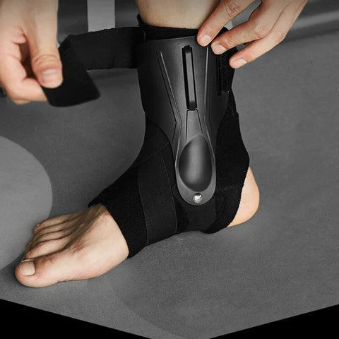 Pain-Relief Compression Ankle Brace with Articulated Support