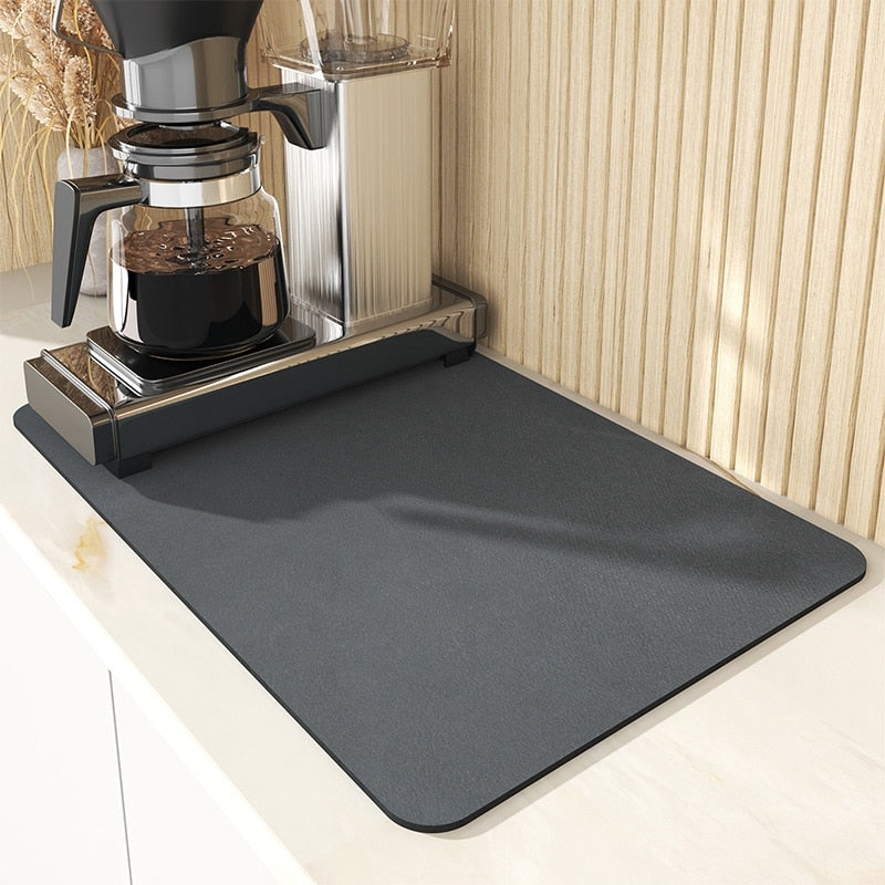 Ultra-Absorbent Non-Slip Kitchen Sink Mat