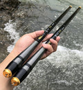 Ultra-Light Telescopic Carbon Fibre Fishing Rod