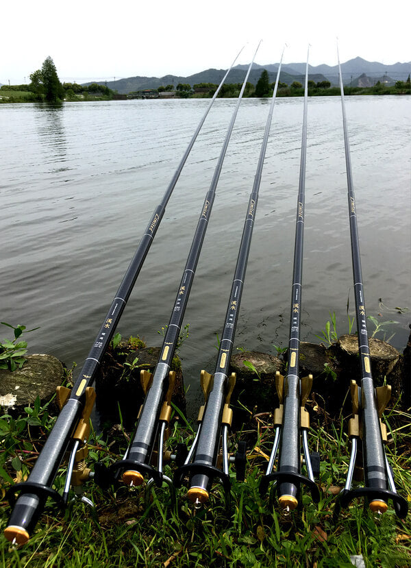 Ultra-Light Telescopic Carbon Fibre Fishing Rod