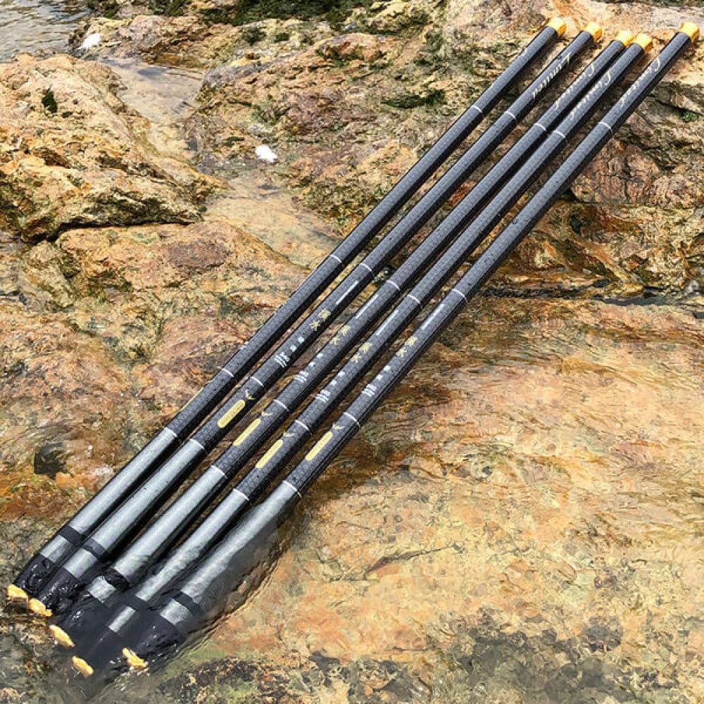 Ultra-Light Telescopic Carbon Fibre Fishing Rod
