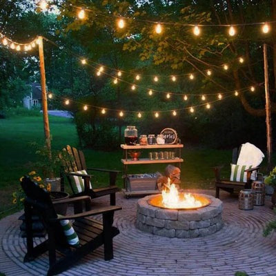 Waterproof Dual-Voltage Garden String Lights - GardenLuxe