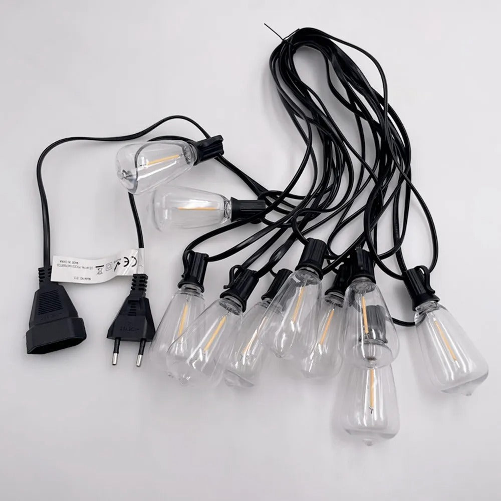 Waterproof Dual-Voltage Garden String Lights - GardenLuxe