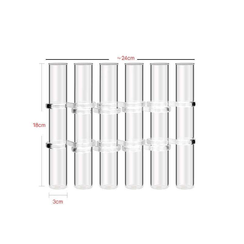 Adjustable Clear Glass Vase for Decor