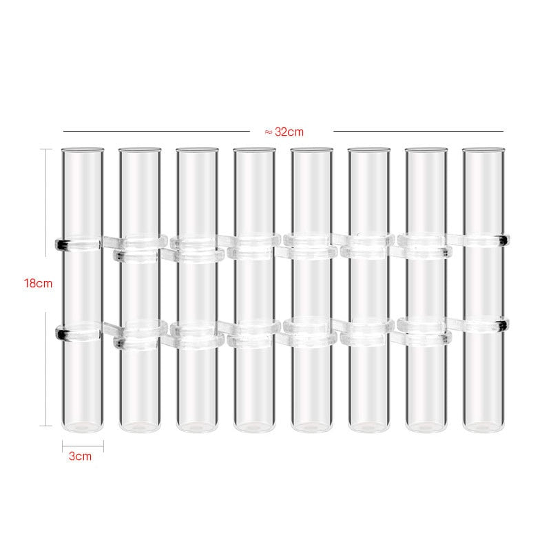 Adjustable Clear Glass Vase for Decor
