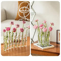 Adjustable Clear Glass Vase for Decor