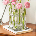 Adjustable Clear Glass Vase for Decor