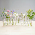 Adjustable Clear Glass Vase for Decor