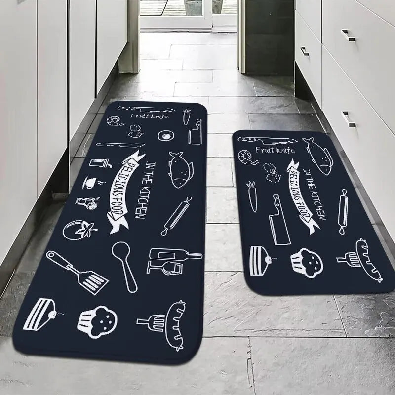 Versatile Anti-slip and Ultra Absorbent Kitchen Mat