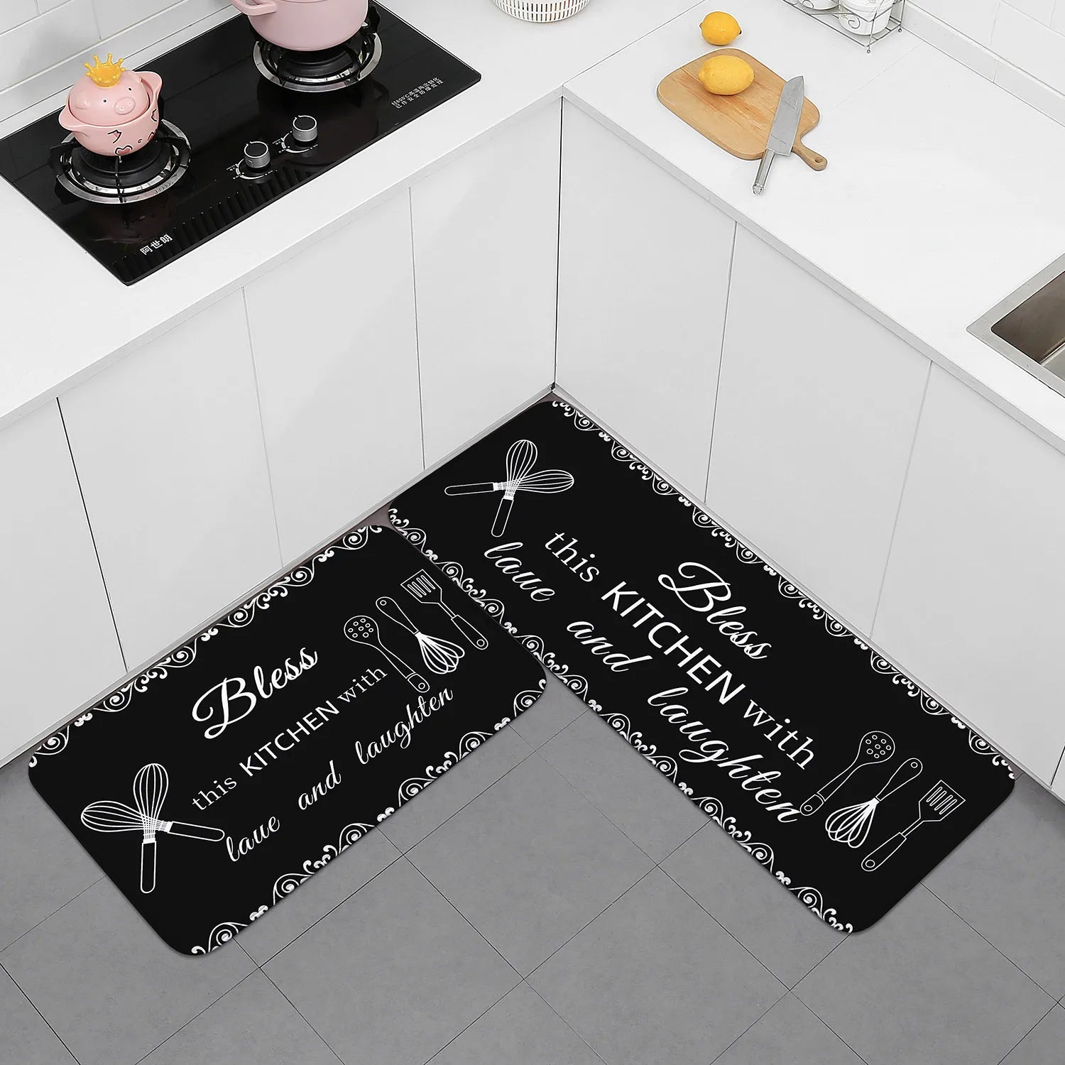 Versatile Anti-slip and Ultra Absorbent Kitchen Mat
