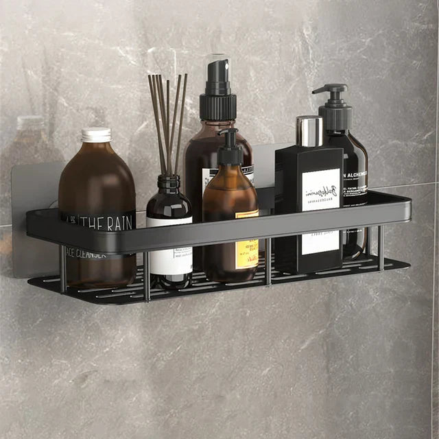 Wall-Mounted Bathroom Product Storage Rack