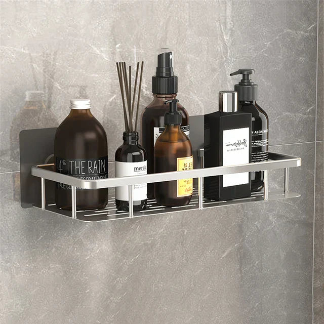 Wall-Mounted Bathroom Product Storage Rack
