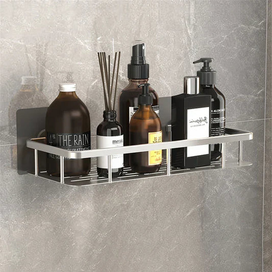 Wall-Mounted Bathroom Product Storage Rack