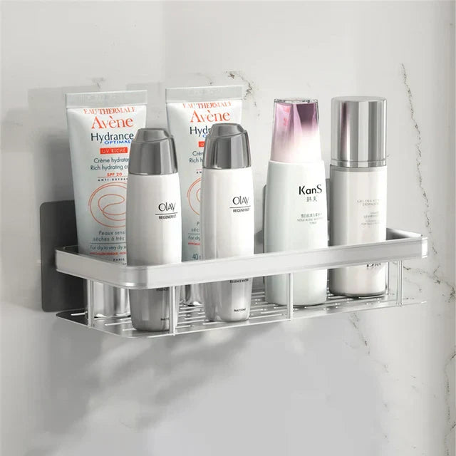 Wall-Mounted Bathroom Product Storage Rack