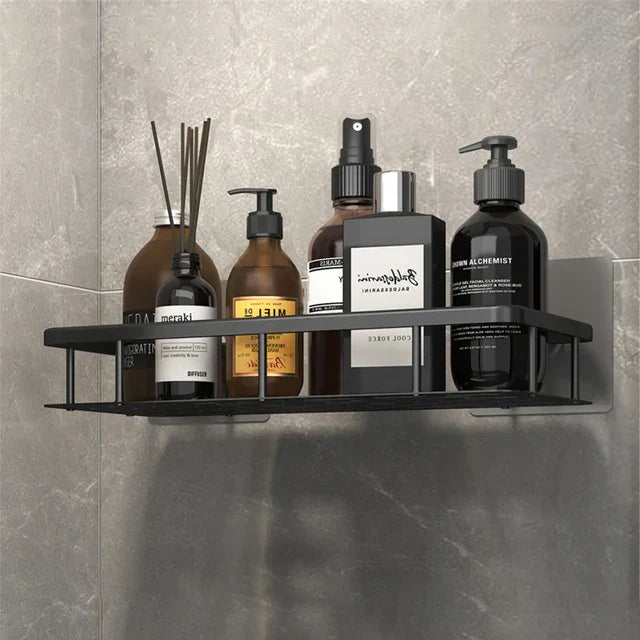 Wall-Mounted Bathroom Product Storage Rack