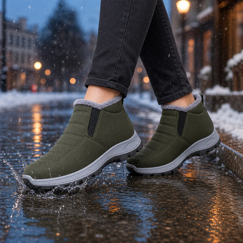 Women's Waterproof Fleece-Lined Winter Boots 8