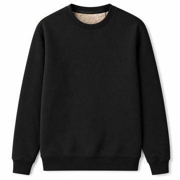 Men's Long Sleeve Thermal Top - Fleece Lined, Warm Second Skin Fit, Korean Style for Winter
