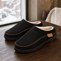 Men's Fluffy Suede Home Slippers 1