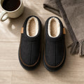 Men's Fluffy Suede Home Slippers 7