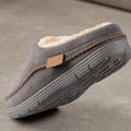 Men's Fluffy Suede Home Slippers 8